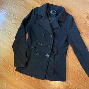 Charcoal Gray Peacoat, never worn